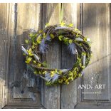 Frühlingskranz mit Goldregen – natürliche Oster- und Türdekoration