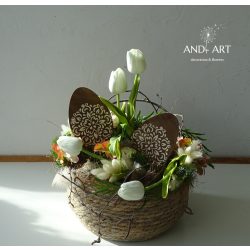 Tulpen Osterkorb