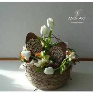 Tulpen Osterkorb