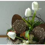 Tulpen Osterkorb