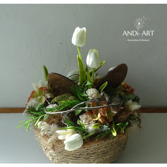 Tulpen Osterkorb