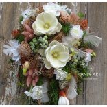 Magnolien-Frühlingskranz – Osterliche Türdekoration