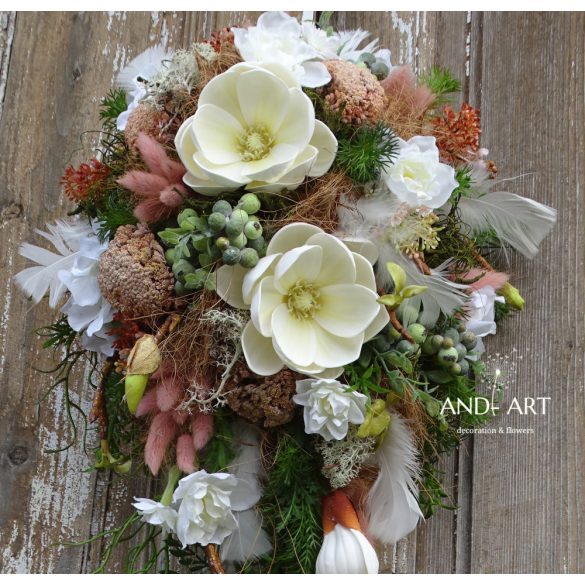 Magnolien-Frühlingskranz – Osterliche Türdekoration